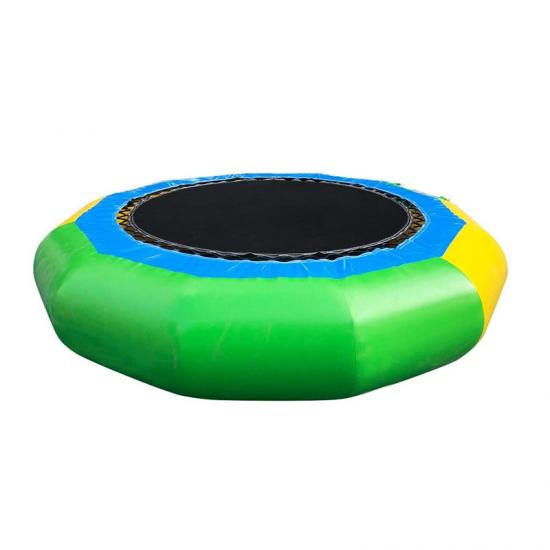 trampoline with water slide