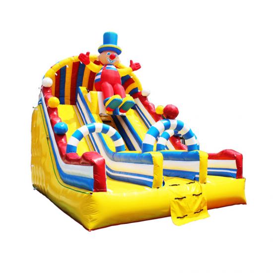 inflatable double slide casltes