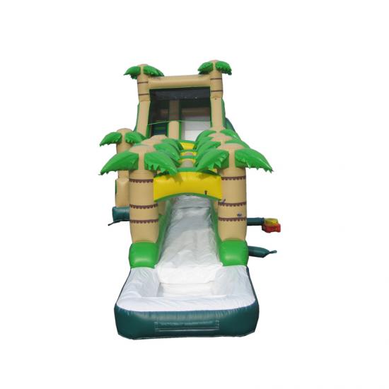 Lang oppblåsbar vannsklie med hoppehusprodusent