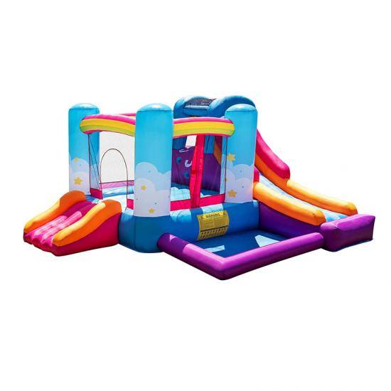 indoor small bounce house slide